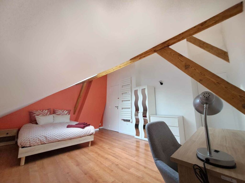 Chambre orange 3ème